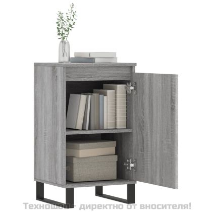Бюфети 2 бр сив сонома 40x35x70 см инженерно дърво