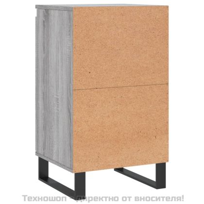 Бюфети 2 бр сив сонома 40x35x70 см инженерно дърво