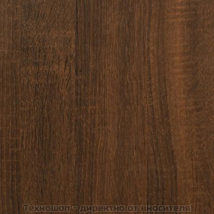 Бюфети 2 бр кафяв дъб 40x35x70 см инженерно дърво