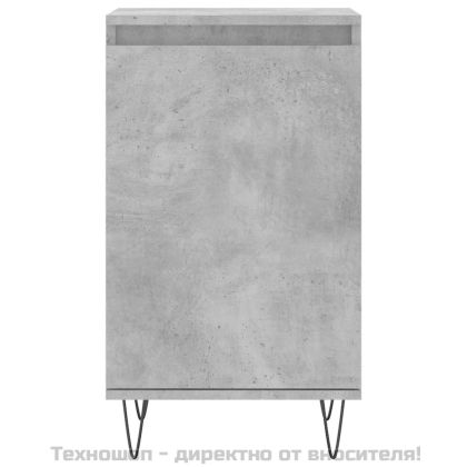Бюфети 2 бр бетонно сив 40x35x70 см инженерно дърво
