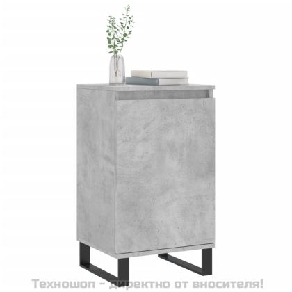 Бюфет бетонно сив 40x35x70 см инженерно дърво