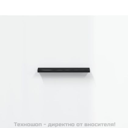 ТВ шкаф, бял гланц, 150x36x30 см, инженерно дърво