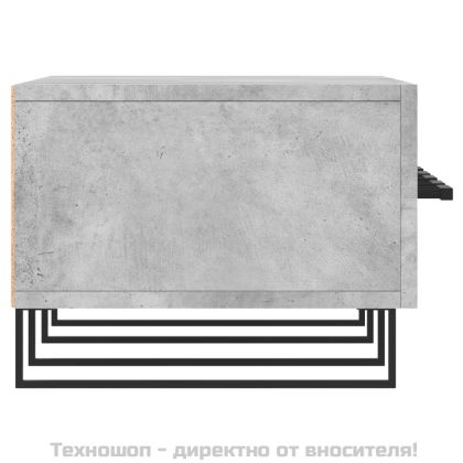 ТВ шкаф, бетонно сив, 150x36x30 см, инженерно дърво