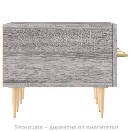 ТВ шкаф, сив сонома, 150x36x30 см, инженерно дърво