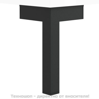 ТВ шкаф, бял гланц, 150x36x30 см, инженерно дърво