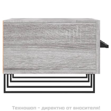 ТВ шкаф, сив сонома, 150x36x30 см, инженерно дърво