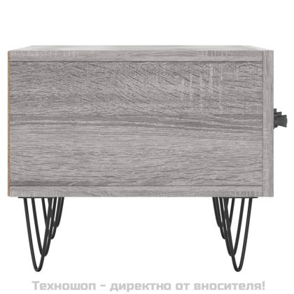 ТВ шкаф, сив сонома, 150x36x30 см, инженерно дърво