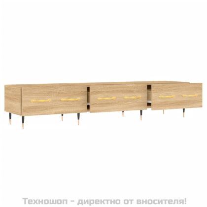 ТВ шкаф, сонома дъб, 150x36x30 см, инженерно дърво