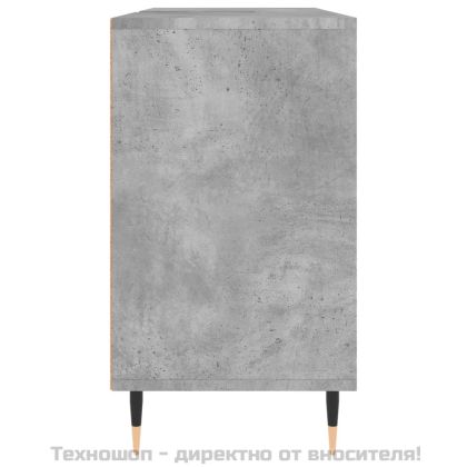 Шкаф за баня, бетонно сив, 80x33x60 см, инженерно дърво