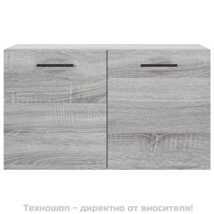 Стенен шкаф, сив сонома, 60x36,5x35 см, инженерно дърво
