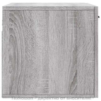 Стенен шкаф, сив сонома, 60x36,5x35 см, инженерно дърво