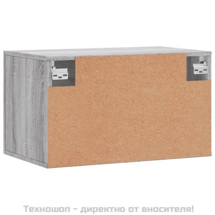 Стенен шкаф, сив сонома, 60x36,5x35 см, инженерно дърво