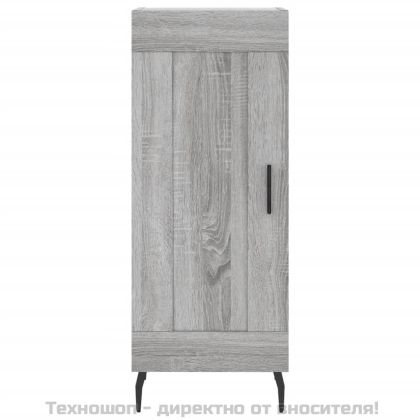 Сайдборд, сив сонома, 34,5x34x90 см, инженерно дърво