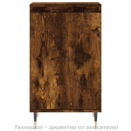 Бюфети 2 бр опушен дъб 40x35x70 см инженерно дърво