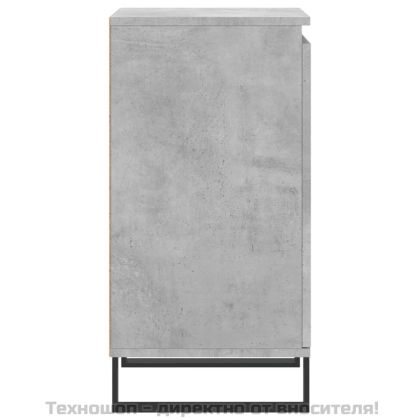 Бюфети 2 бр бетонно сив 40x35x70 см инженерно дърво