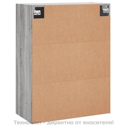 Стенен шкаф сив сонома 69,5x34x90 см