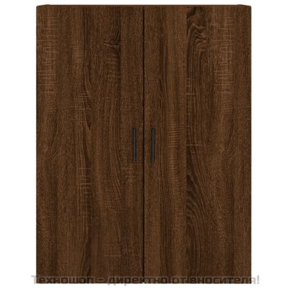 Стенен шкаф кафяв дъб 69,5x34x90 см