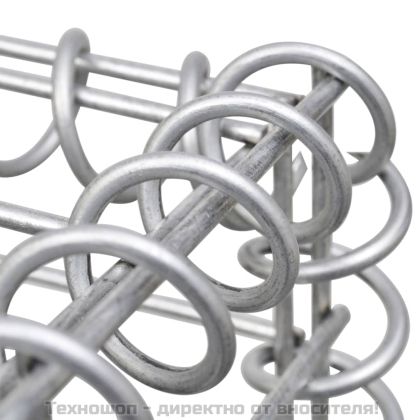 Габионна стена с капаци, поцинкована стомана, 600х30х200 см