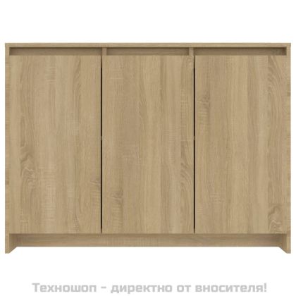 Бюфет, дъб сонома, 102x33x75 см, инженерно дърво