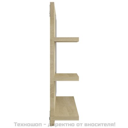 Огледало за баня, дъб сонома, 60x10,5x45 см, инженерно дърво