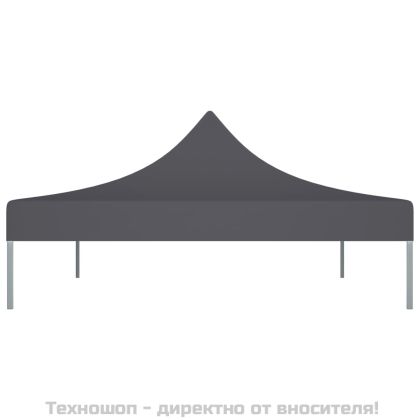 Покривало за парти шатра, 4,5x3 м, антрацит, 270 г/м²