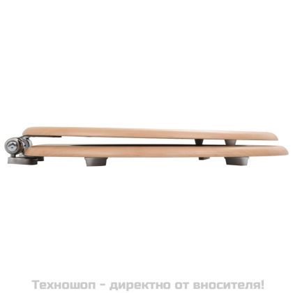 Тоалетна седалка с плавно затваряне, МДФ капак, дизайн бамбук