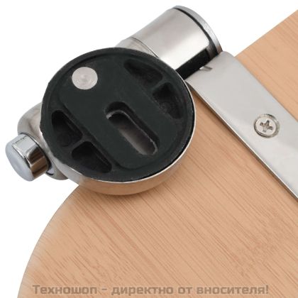 Тоалетна седалка с плавно затваряне, МДФ капак, дизайн бамбук