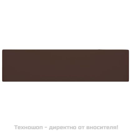 Мивка за баня с преливник, керамична, тъмнокафява