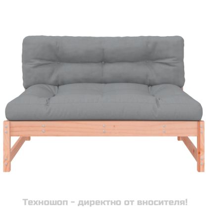 Среден диван, 120x80 см, дугласко дърво масив