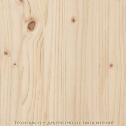 Градинска табуретка, 120x80 см, борова дървесина масив