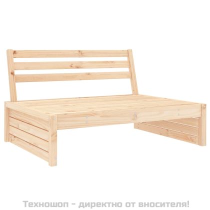 Среден диван, 120x80 см, борово дърво масив