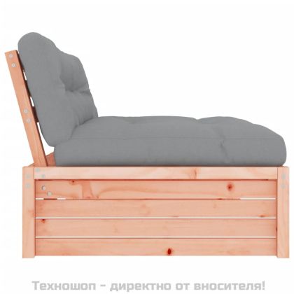 Среден диван, 120x80 см, дугласко дърво масив