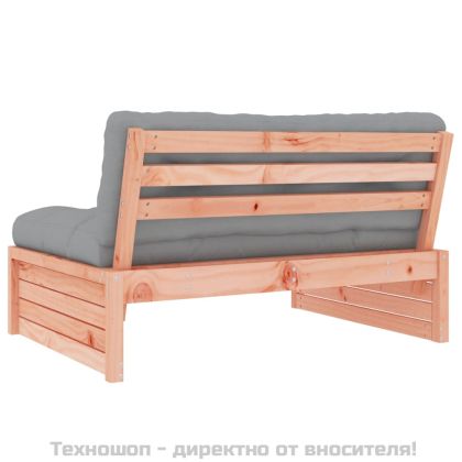 Среден диван, 120x80 см, дугласко дърво масив