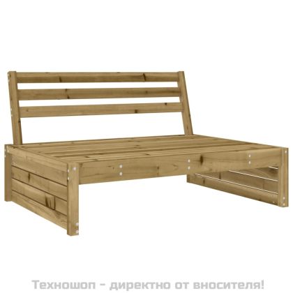 Среден диван, 120x80 см, импрегнирано борово дърво