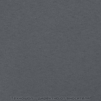 Градинска табуретка, черна, 120x80 см, борова дървесина масив