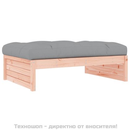 Градинска табуретка, 120x80 см, дугласка дървесина масив