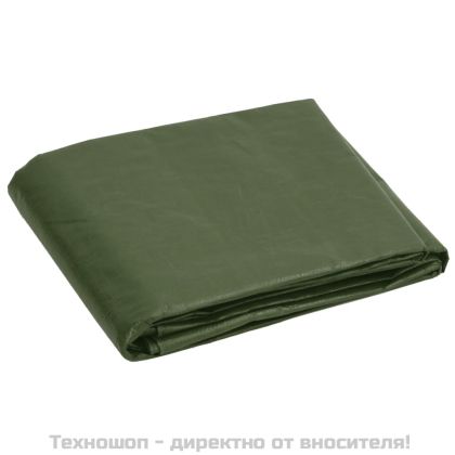 Брезент, 180 г/м², 3x6 м, зелен, HDPE