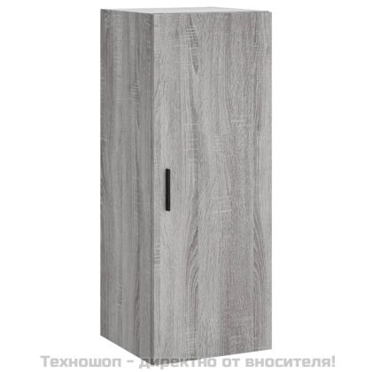 Стенен шкаф сив сонома 34,5x34x90 см
