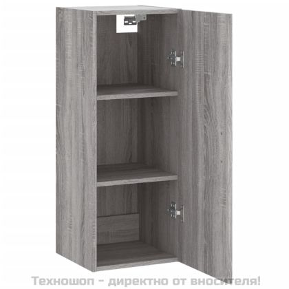 Стенен шкаф сив сонома 34,5x34x90 см