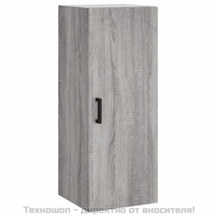 Стенен шкаф сив сонома 34,5x34x90 см