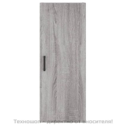 Стенен шкаф сив сонома 34,5x34x90 см