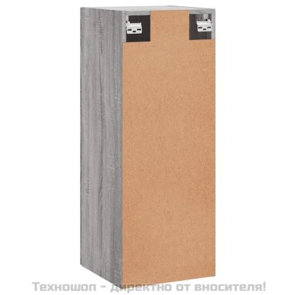 Стенен шкаф сив сонома 34,5x34x90 см