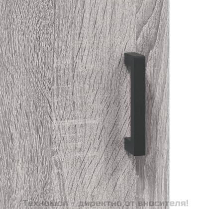 Стенен шкаф, сив сонома, 60x31x70 см, инженерно дърво