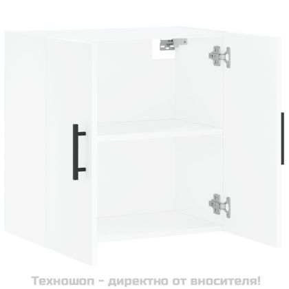 Стенен шкаф, бял, 60x31x60 см, инженерно дърво
