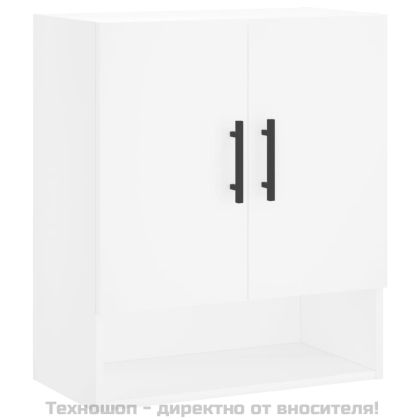 Стенен шкаф, бял, 60x31x70 см, инженерно дърво