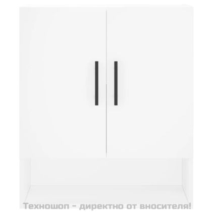 Стенен шкаф, бял, 60x31x70 см, инженерно дърво