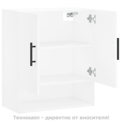 Стенен шкаф, бял, 60x31x70 см, инженерно дърво