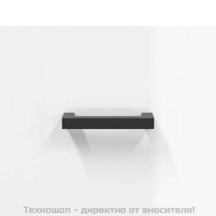 Сайдборд, бял гланц, 34,5x34x90 см, инженерно дърво