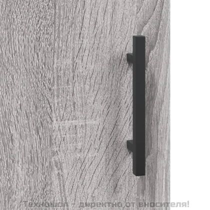 Сайдборд, сив сонома, 34,5x34x90 см, инженерно дърво