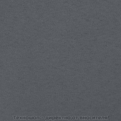 Градинска табуретка с възглавница, бяла, борова дървесина масив